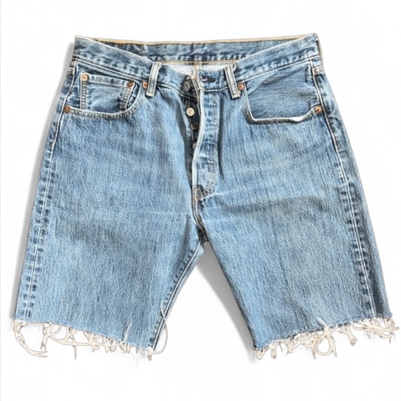 LEVI’S 501 Bermuda Cut Offs 33- Size 10 Womens - Picture 10 of 10